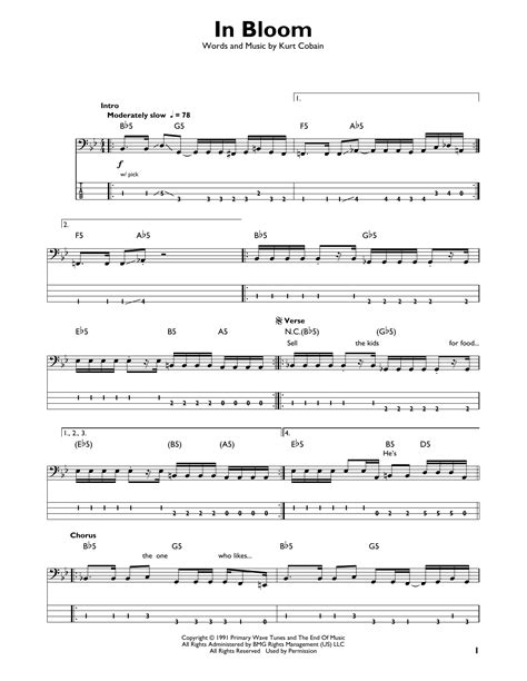 Bass Tabs with Rhythm .